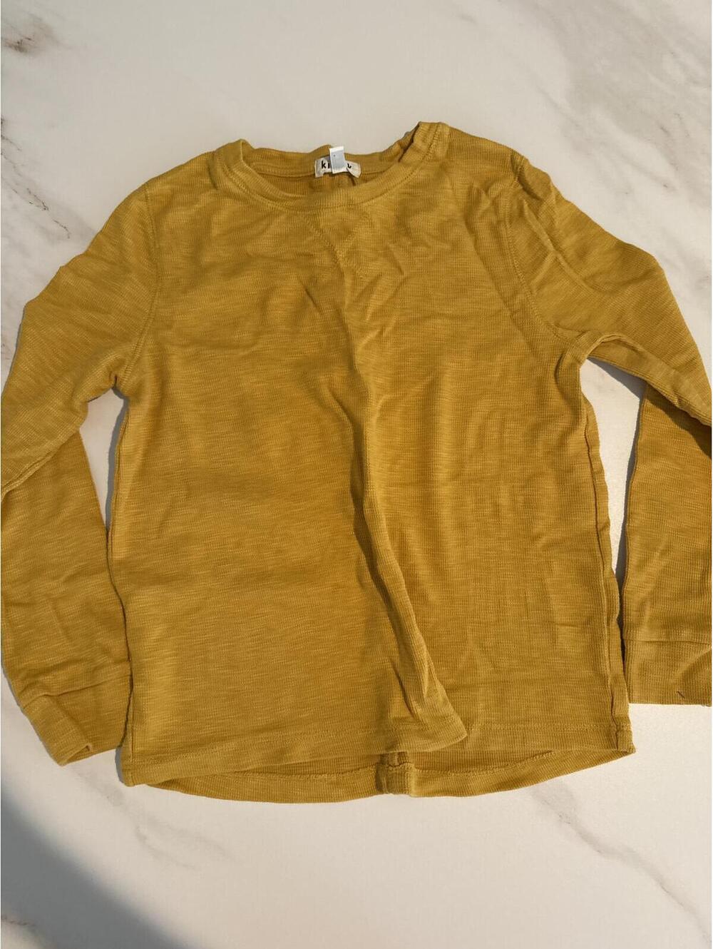 kidpik Boys Yellow Long Sleeve Top Large